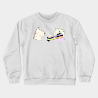 Rainbow Foot Crewneck Sweatshirt